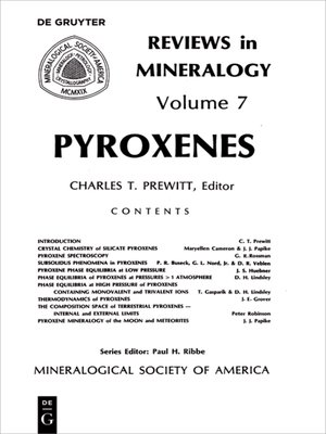 cover image of Pyroxenes